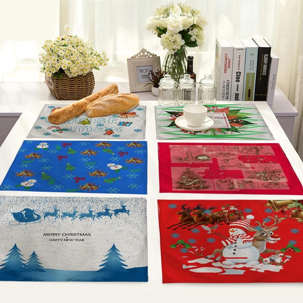 Merry Christmas Holiday Table Placemat