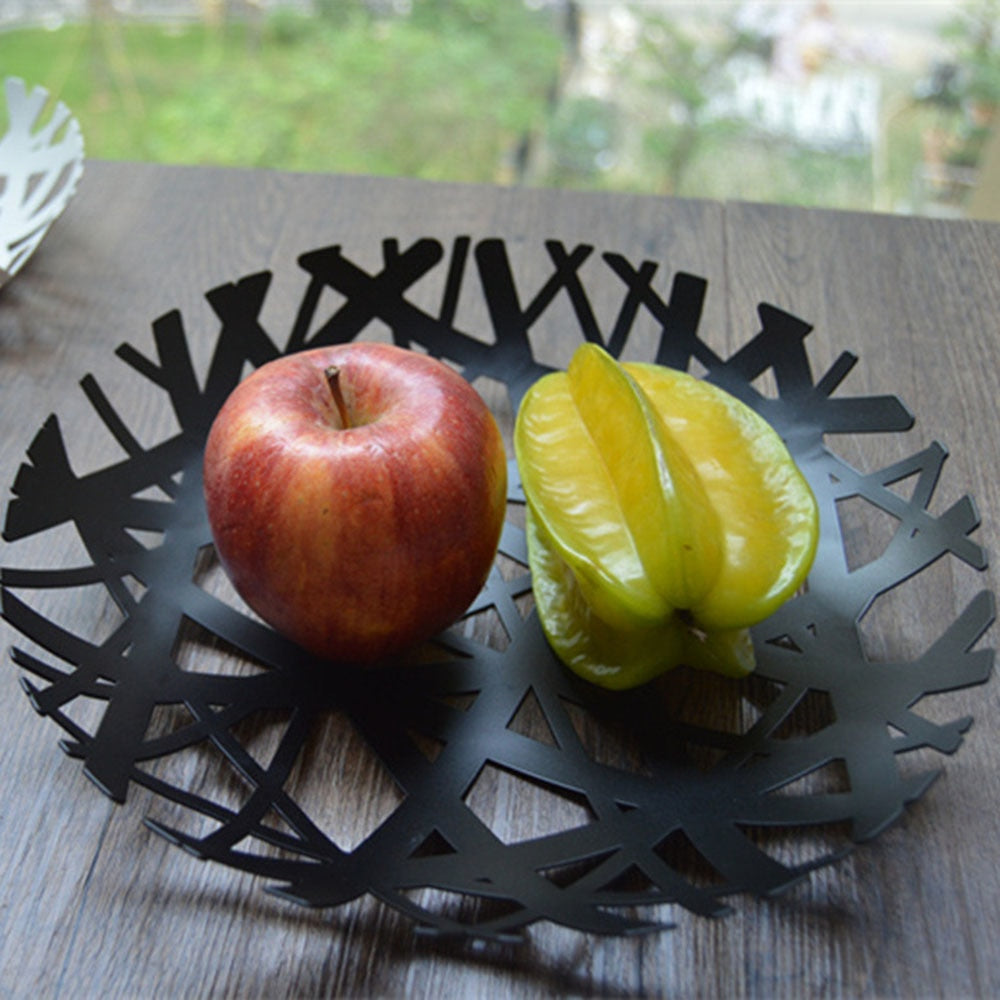 Metal Bird Nest Branch Decorative Bowl / Basket