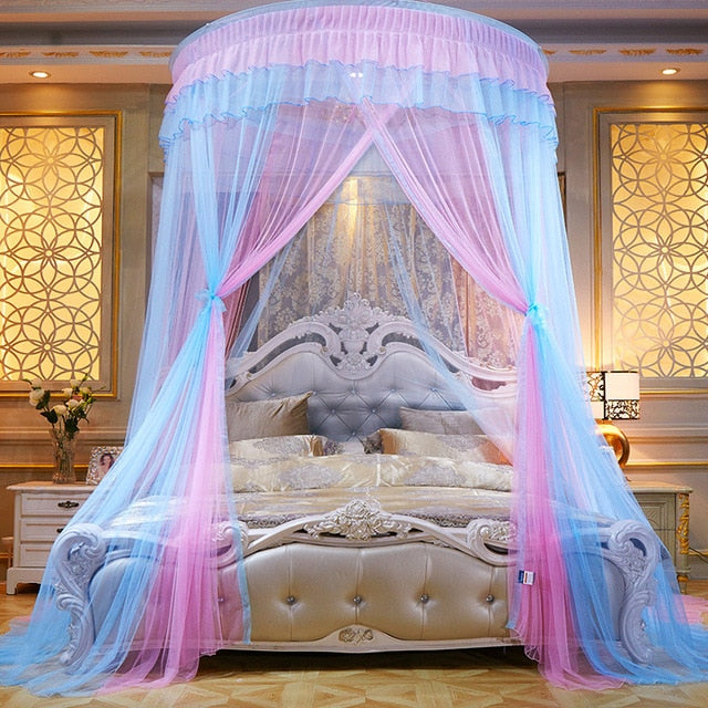 girl bed canopy with lights