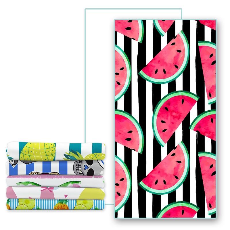 Quick-dry Fruit Pattern Microfiber Beach Towel