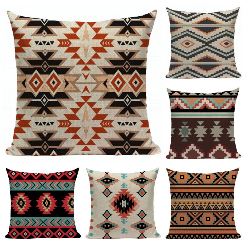 aztec couch pillows