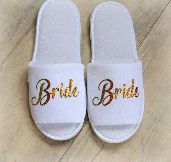 slippers for bride