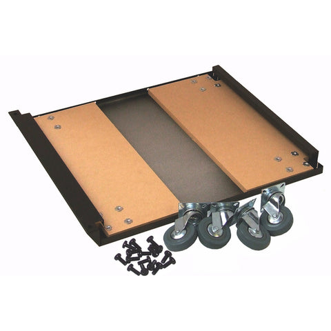 Penn Elcom - RCB-600B -  Castor Base Kit For Contractor, Wood Shell & Credenza Racks.