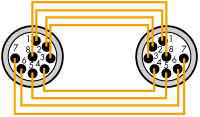 Speaker Cable Wiring Diagram EP-8 To EP-8 - 8 Core