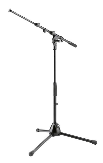 K&M - 25500-300-55 - Low-Level Mic Stand With Long, 2-Piece