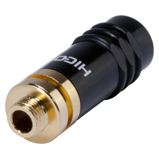 Hi-Con - HI-J63MA05 -1/4 Mono Right Angle Connector - Ultra Slim. —  Livesound