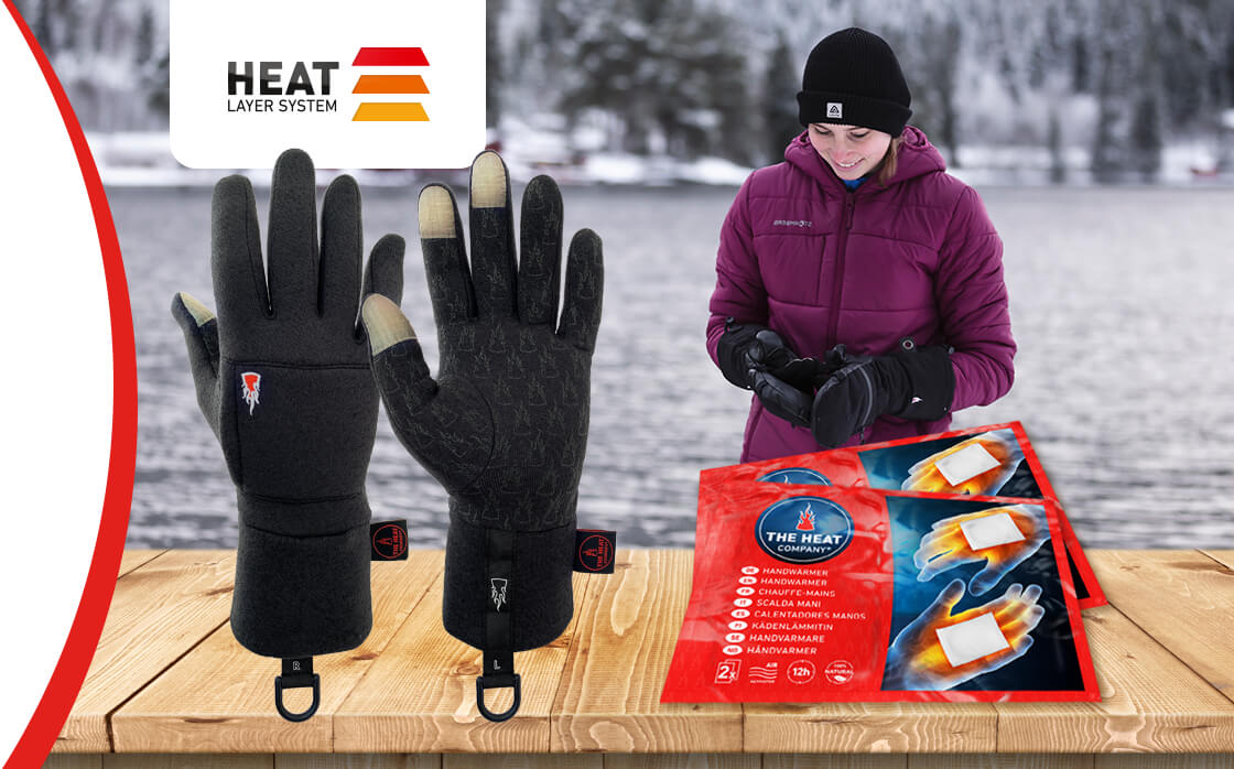 The Heat Company Merino Liner Pro Gloves 