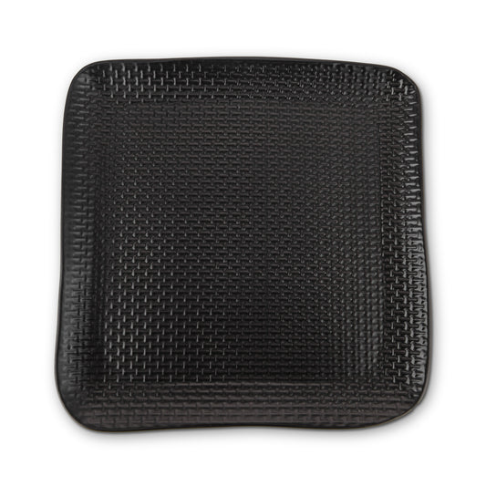 Rubber Coated Black Modern Vanity Tray + Reviews, CB2