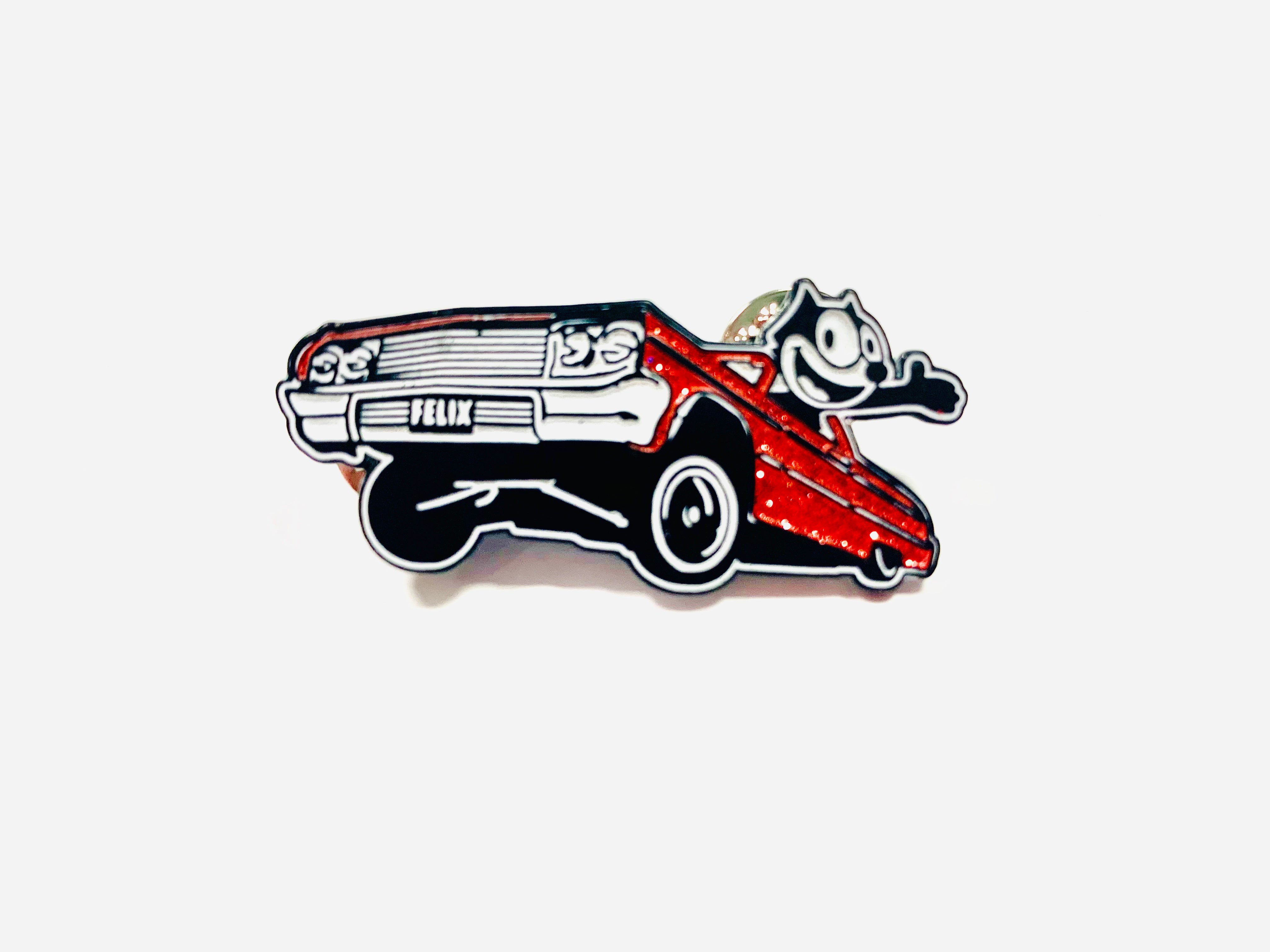 Felix The Cat 64 Low Rider Pin Metal Flake