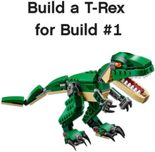 Load image into Gallery viewer, LEGO Creator Mighty Dinosaurs 31058 Build It Yourself Dinosaur Set, Create a Pterodactyl, Triceratops and T Rex Toy (174 Pieces)