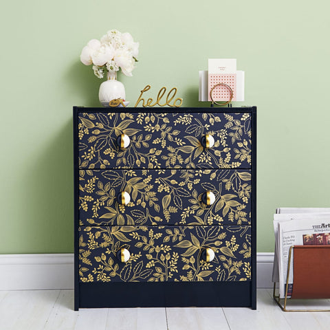 How to Easily Update Furniture with Peel and Stick Wallpaper 