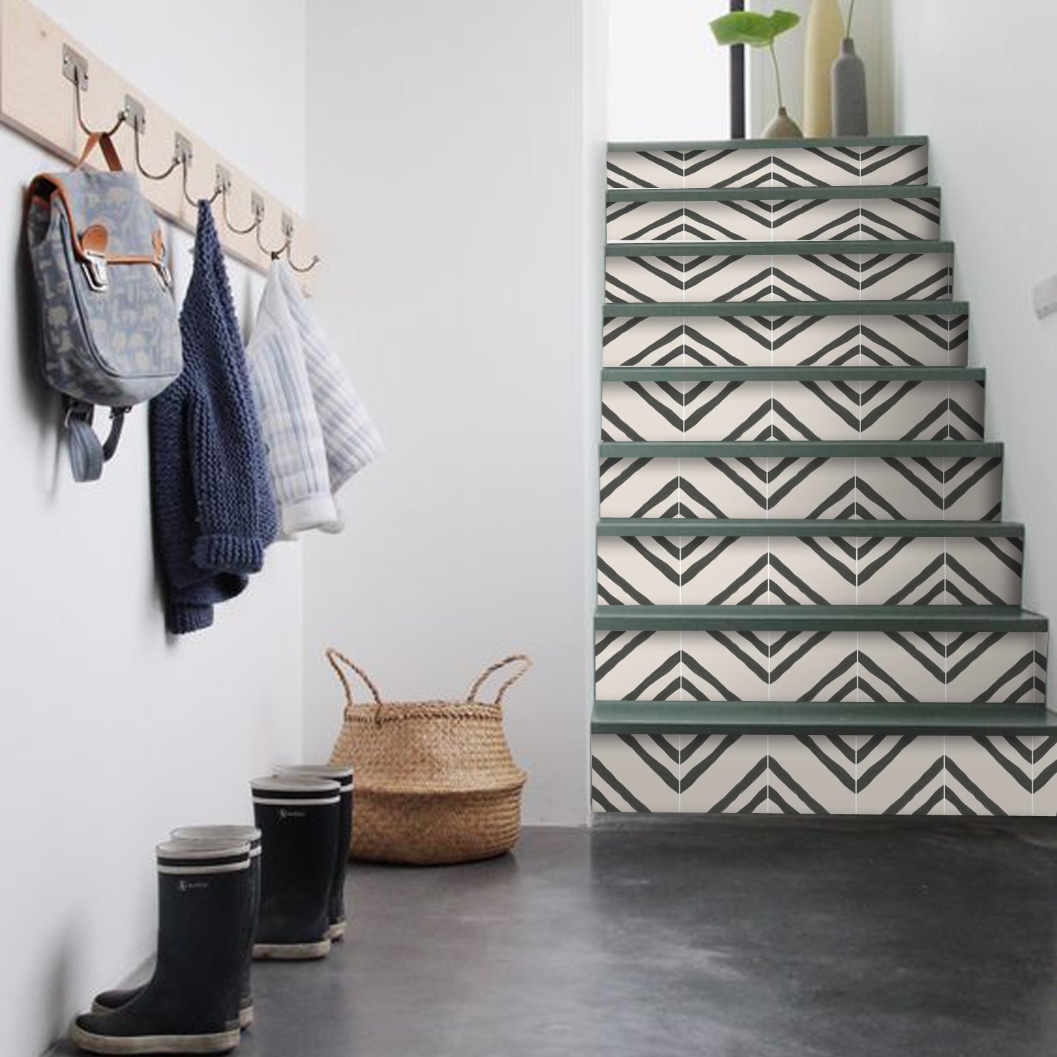 Marrakech Mix Stair Risers in Terracotta