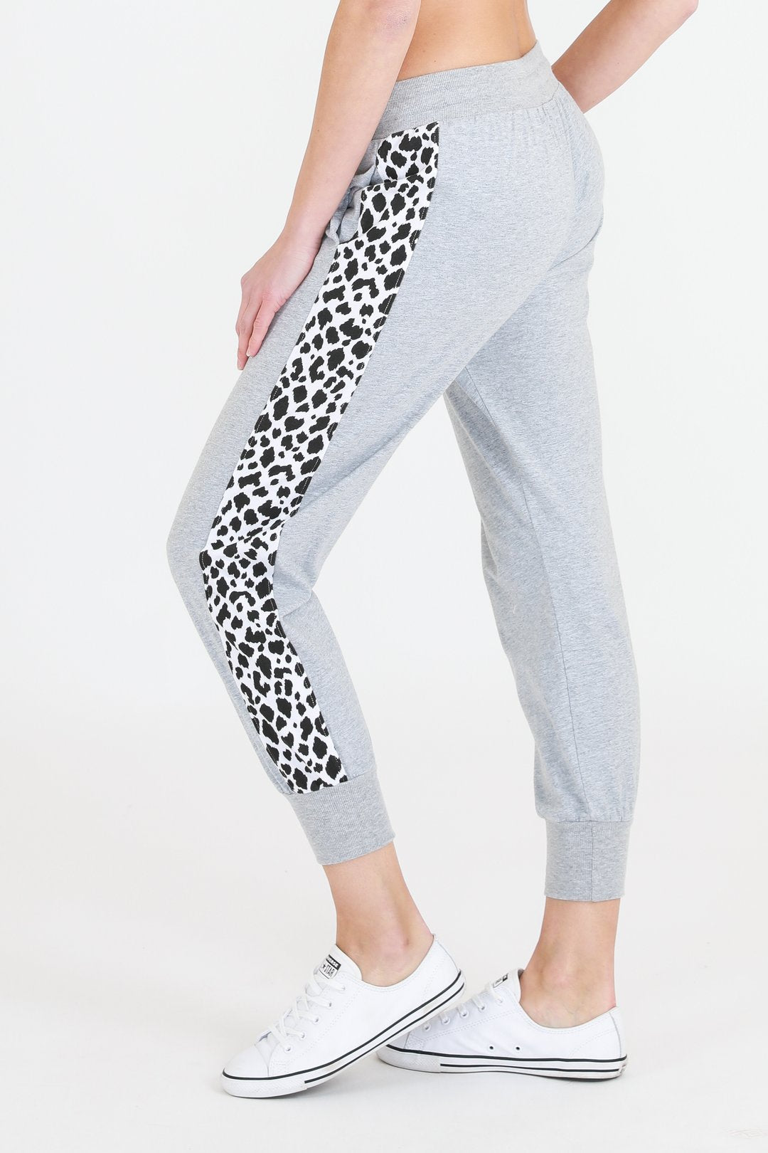 Leopard Stripe Joggers