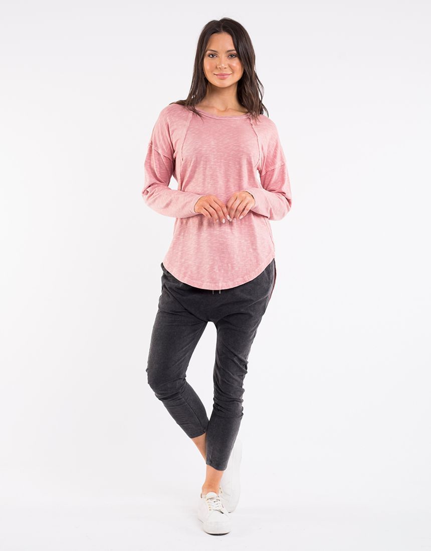 Mackenzie Long Sleeve Tee - Pink