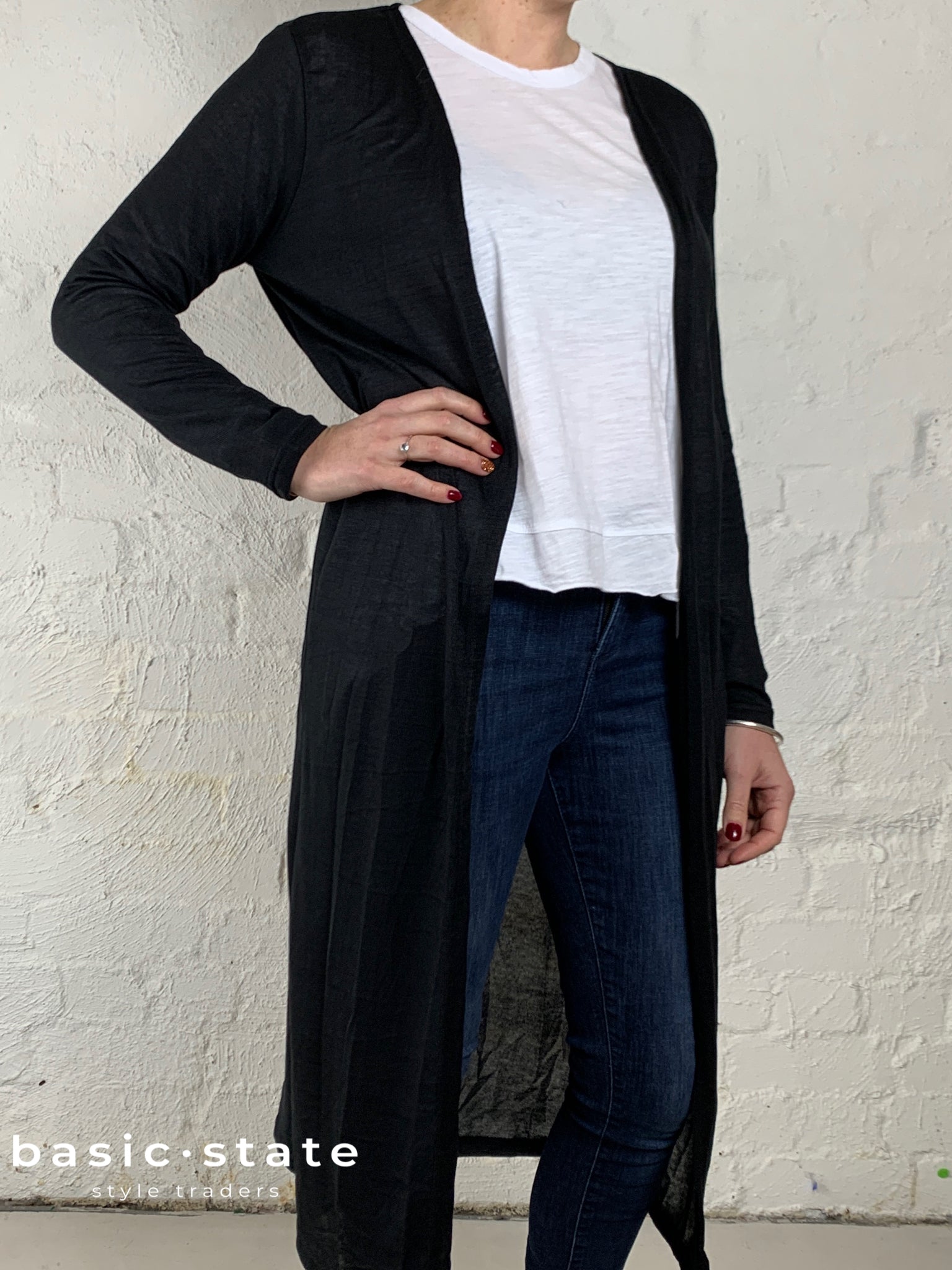 lightweight longline cardigan