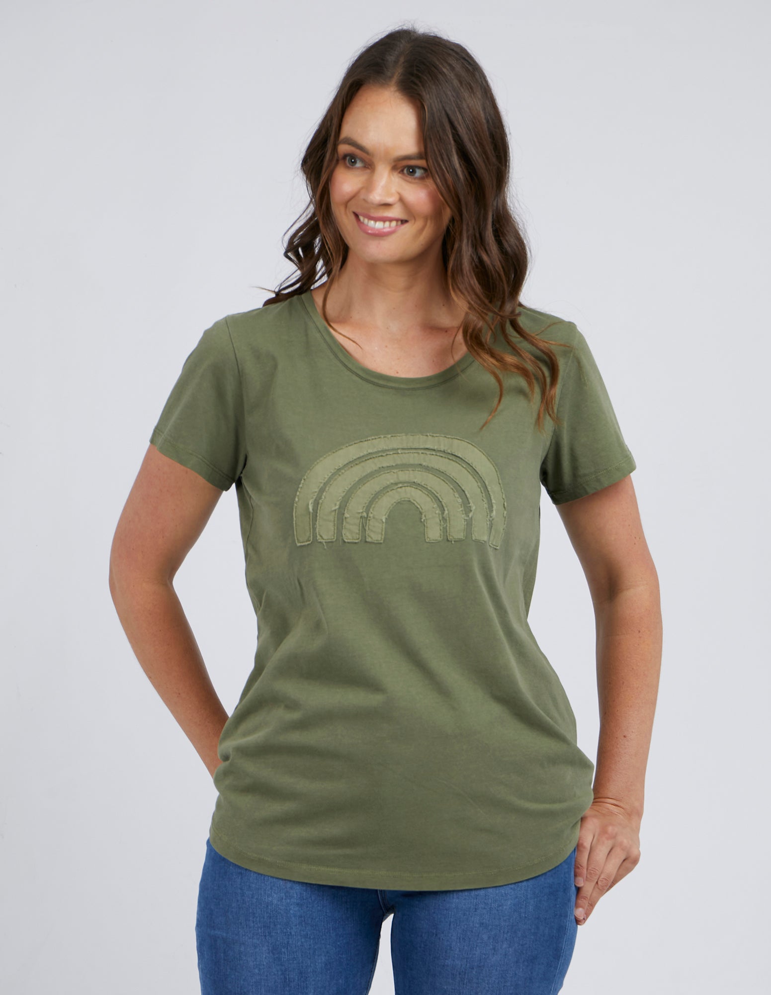 Crescent Tee - Khaki