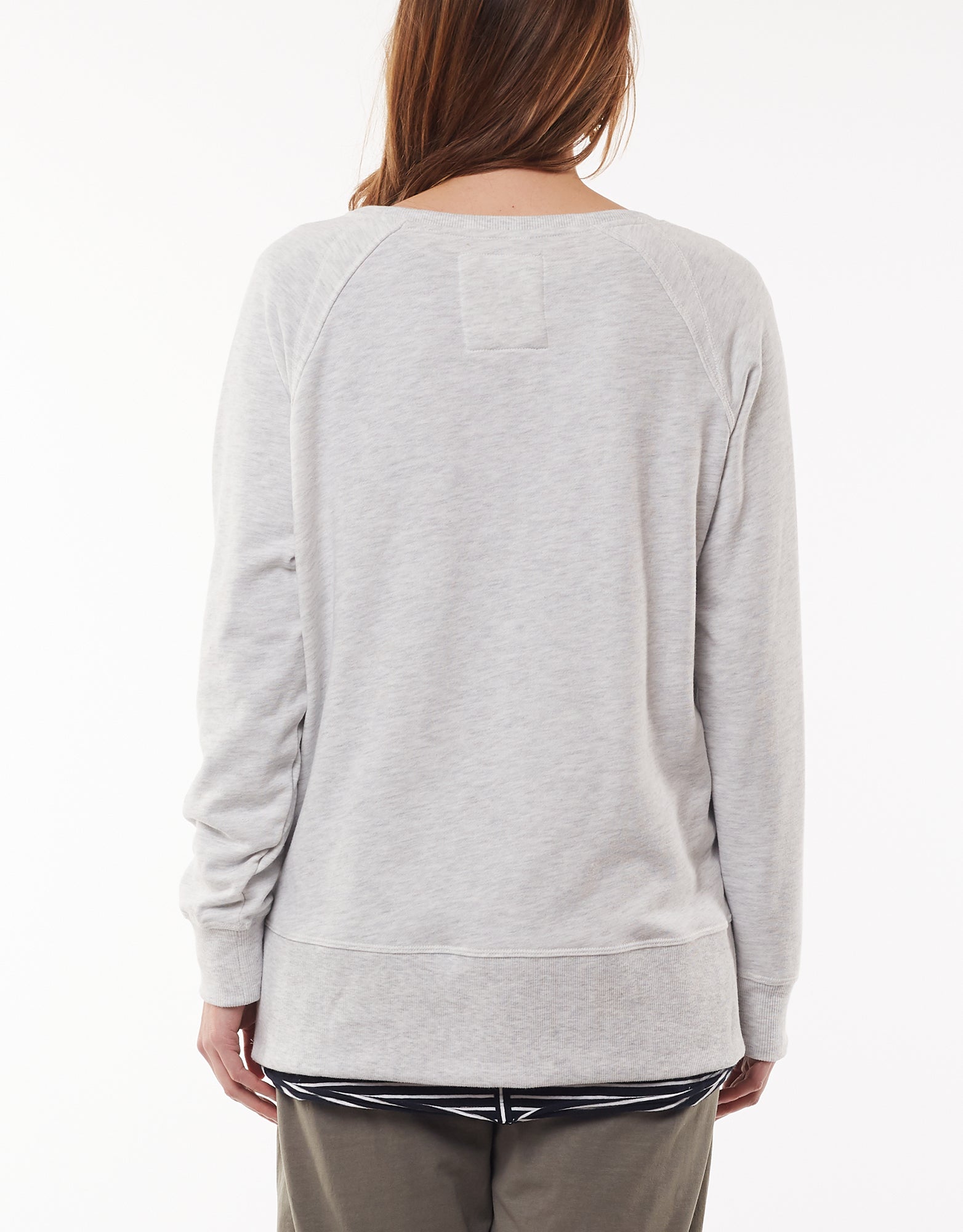 Plus Size Elm Fundamental Sydney Crew - Silver Grey