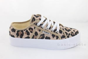 leopard print canvas shoes