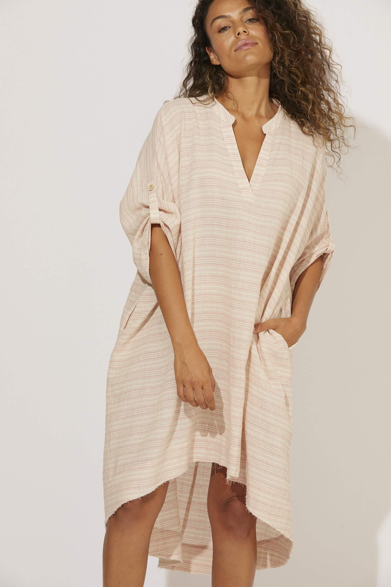 Drifter Shirt Top / Dress - Sorbet