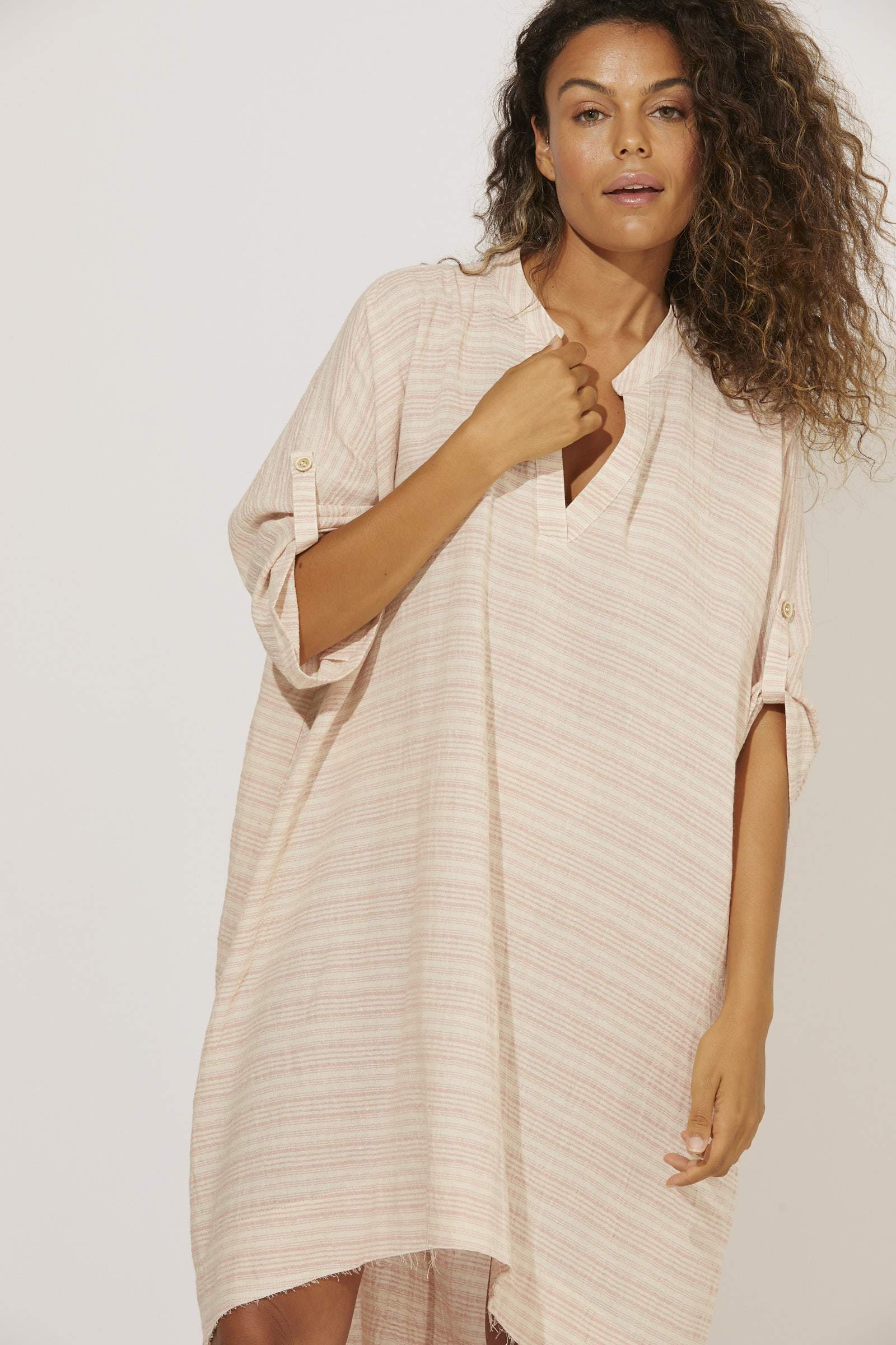 Drifter Shirt Top / Dress - Sorbet