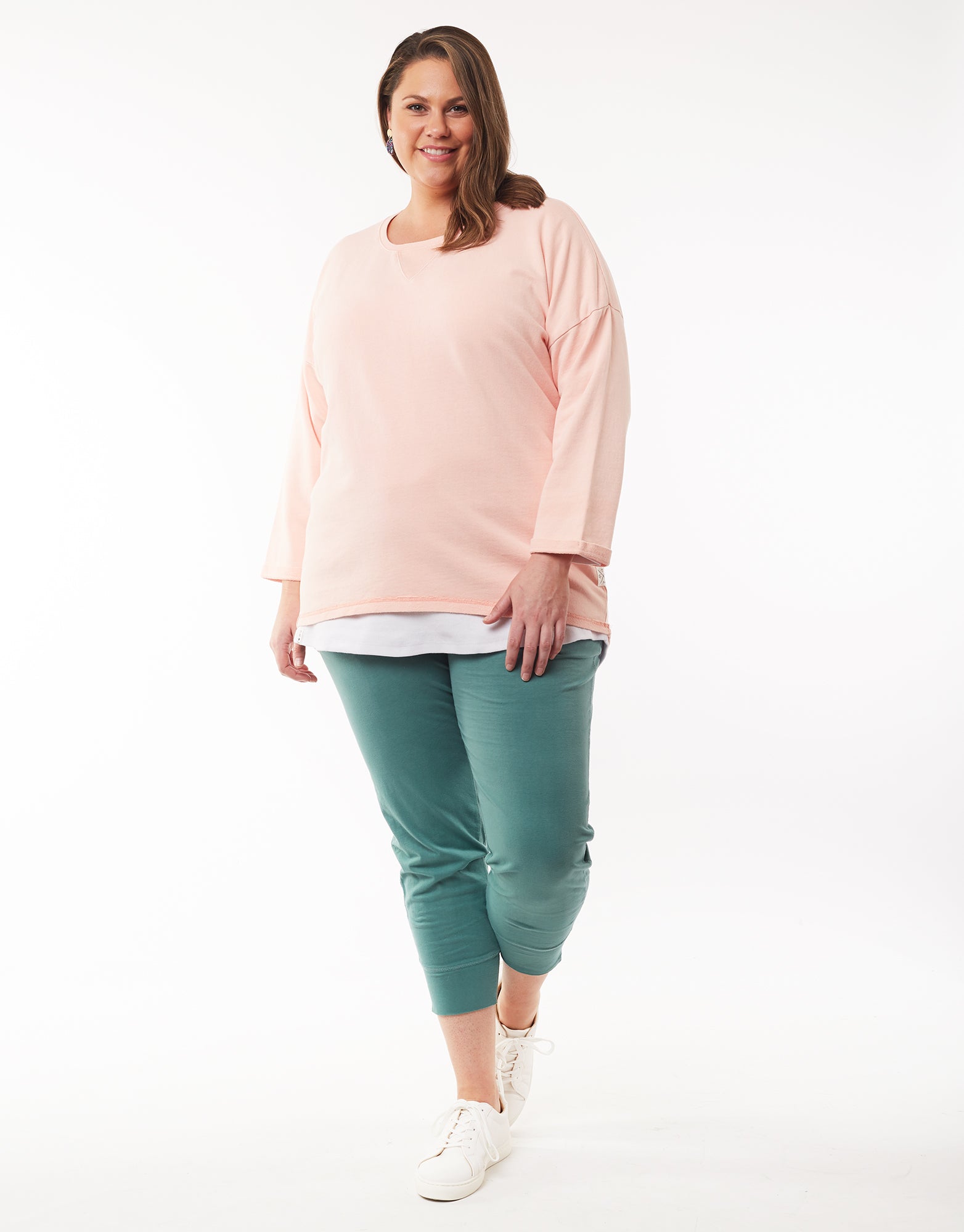 Plus Size Alice Crew - Soft Pink