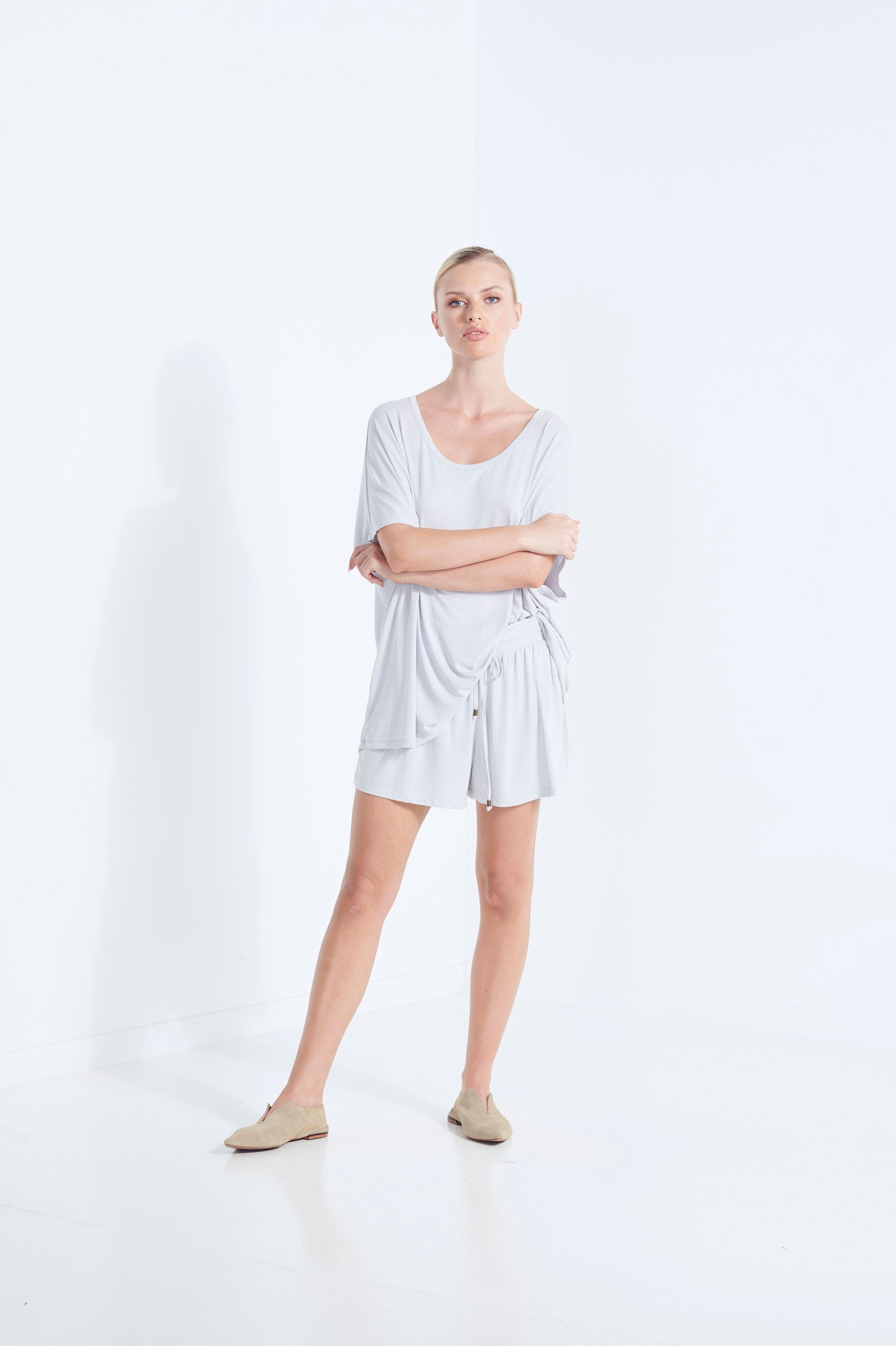 Hera Top - Wisp Grey