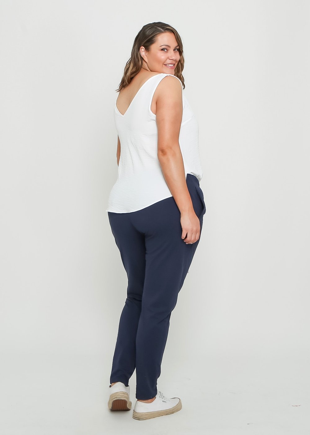 Plus Size || Lainie Lounge Pant - Navy