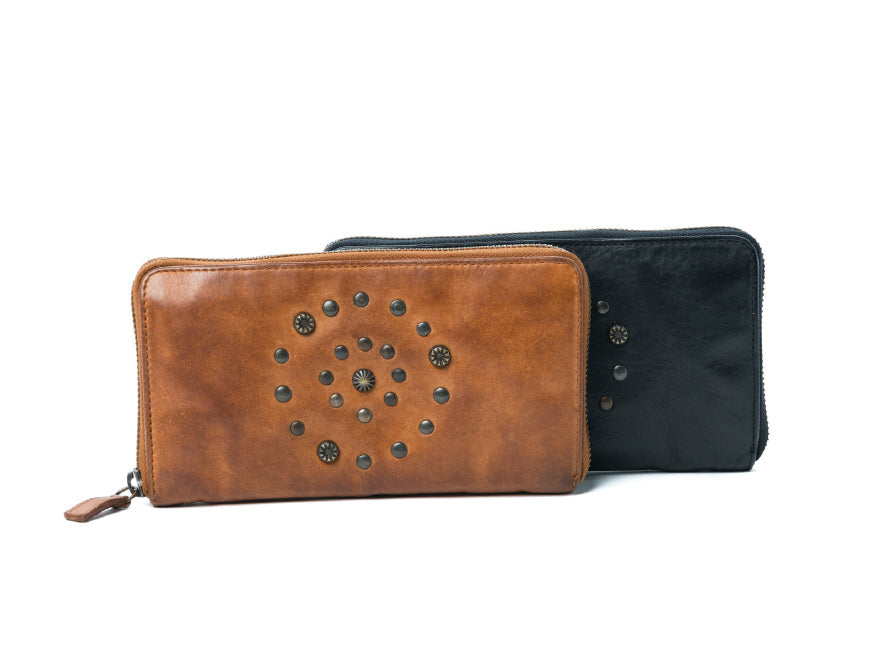 'Eden' Studded Leather Wallet