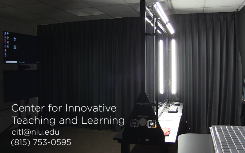 Lightboard recording gives students the opportunity to self-review