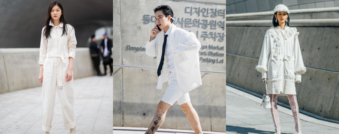 seoul fashion week all white 