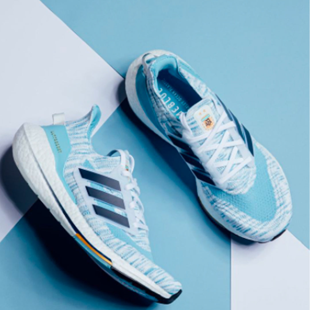 UltraBoost 21 Argentina 'White Clear Blue' – Store Seven Shoes