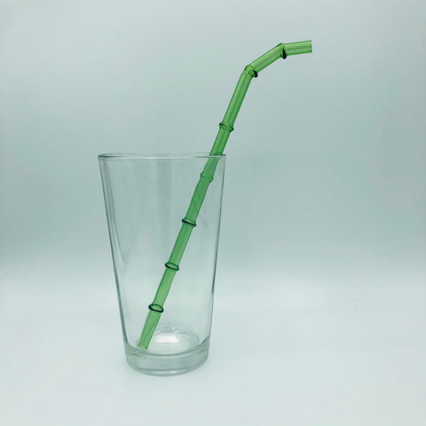 Japanese glass fishing float straw – Surfside Sips