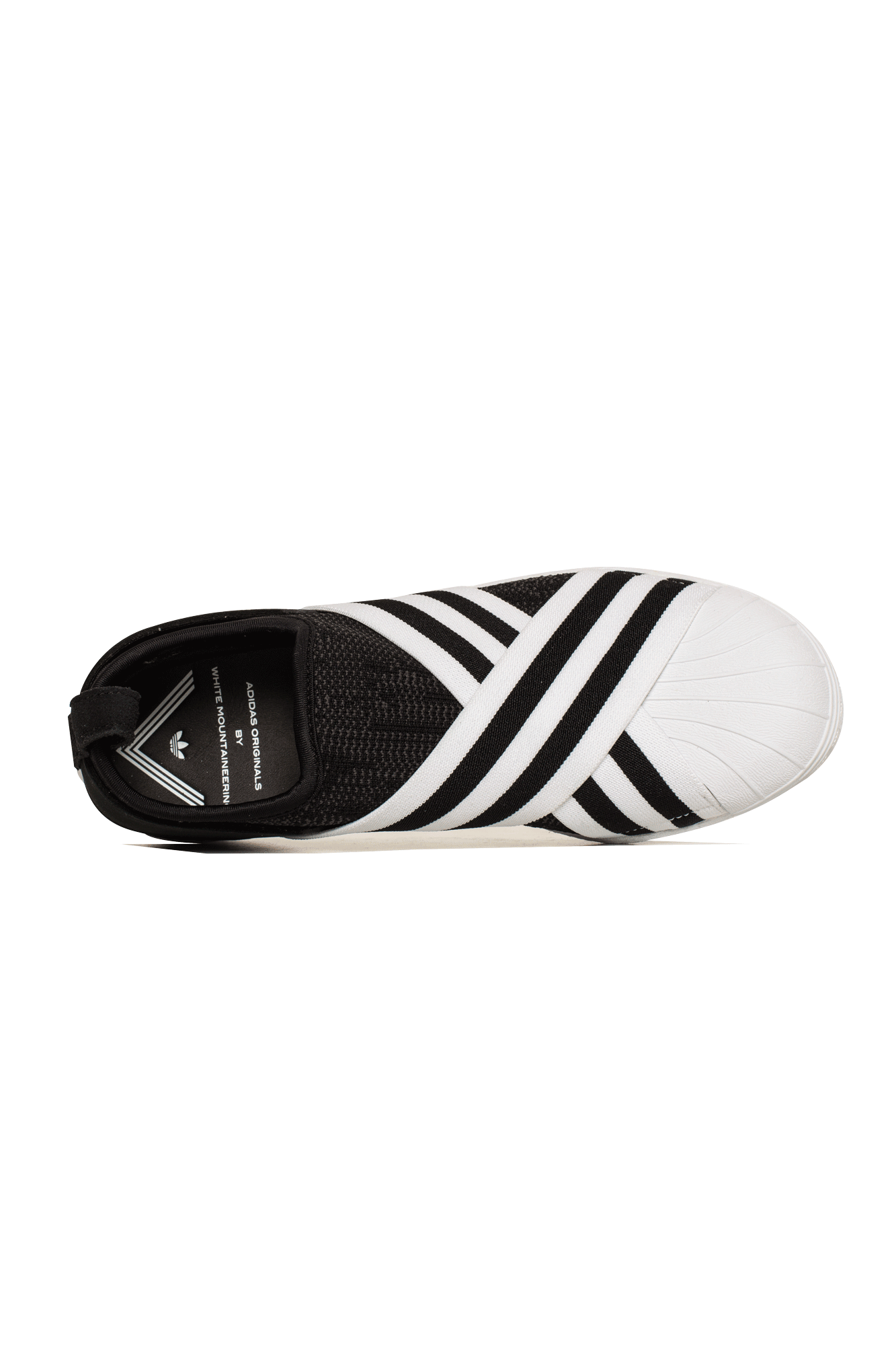 superstar slip on zwart