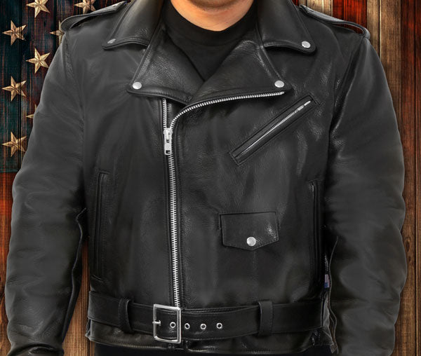American Made Leather Jackets vest and chaps for men