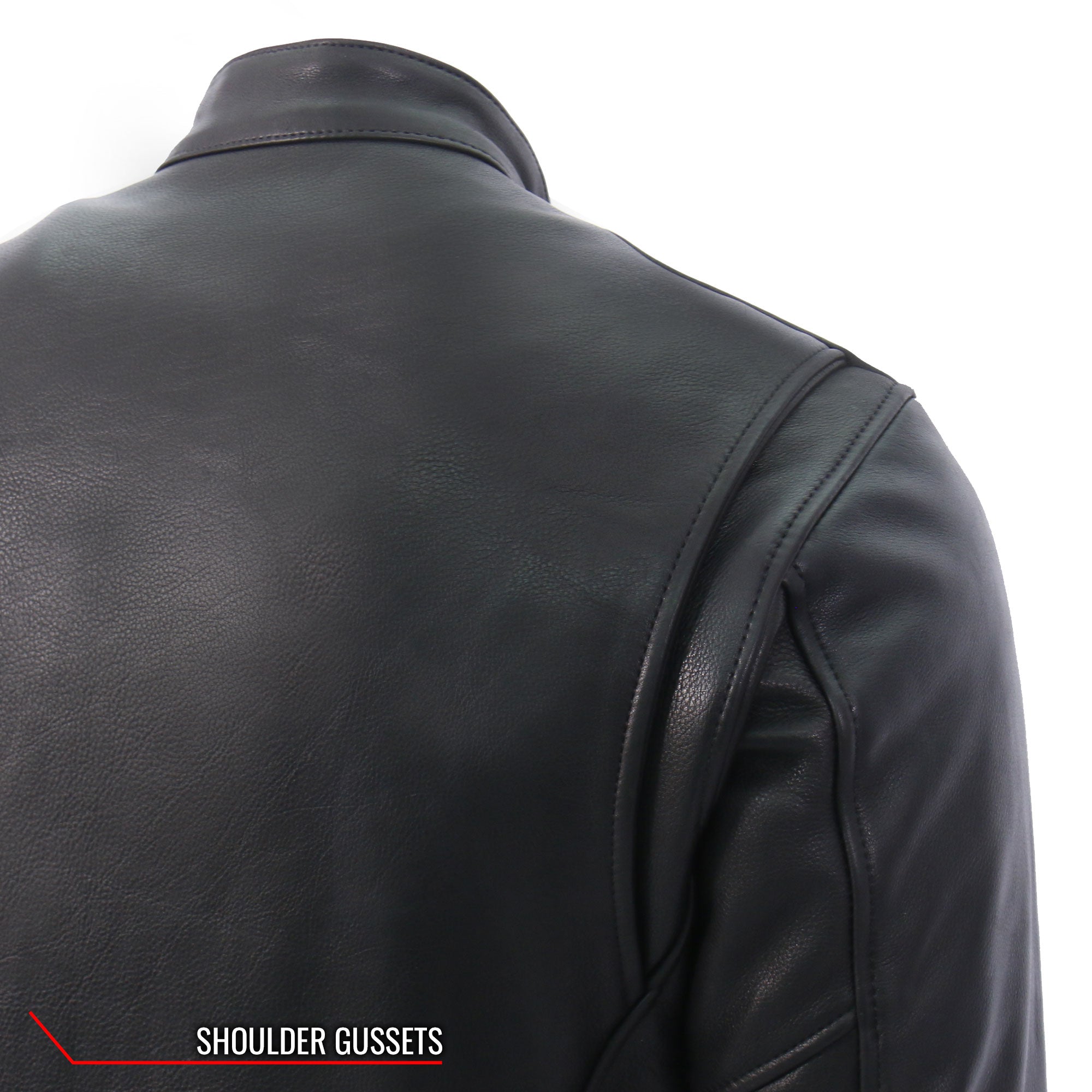 Hot Leathers Men's USA Made Premium Leather Racer Jacket