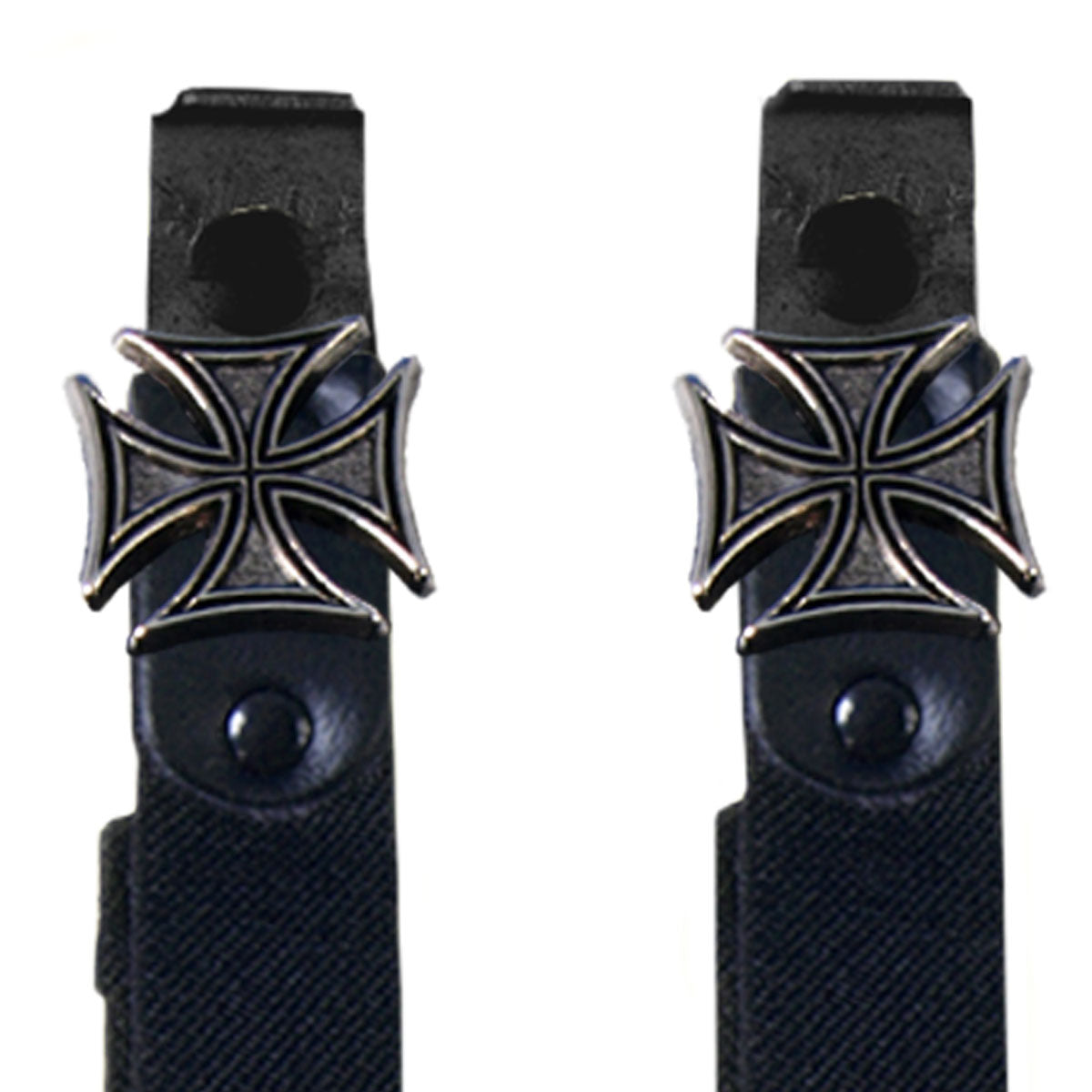 Hot Leathers Iron Cross Motorcycle Riding Pant Clips