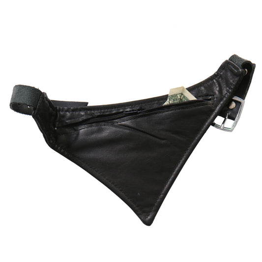 Milwaukee Leather MLL6690 'Sandy' Women's Black Lambskin Stretch Leath