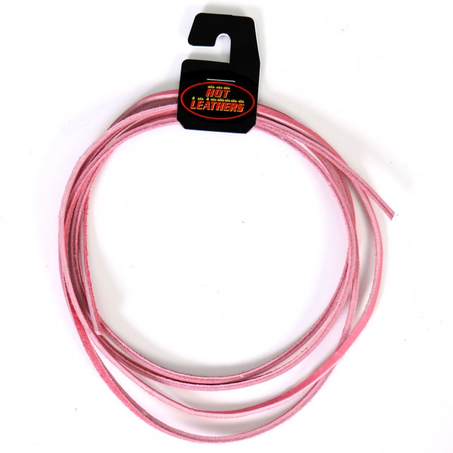 pink leather laces