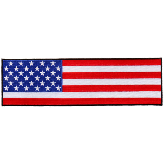 Hot Leathers American Flag Patch 6 x 4 Size 6W 4H