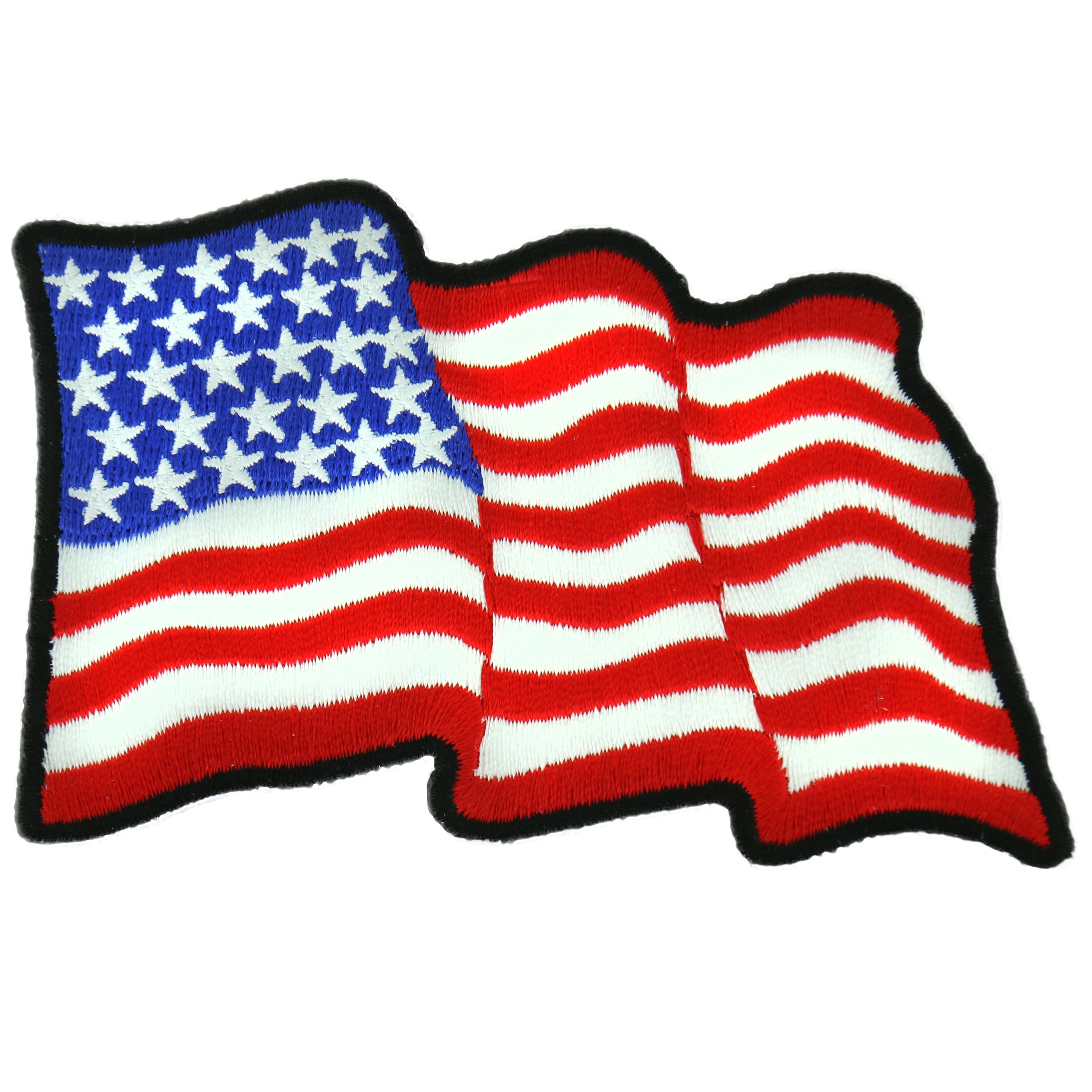 Image of Hot Leathers PPL3812 Wavy U.S. Flag 4