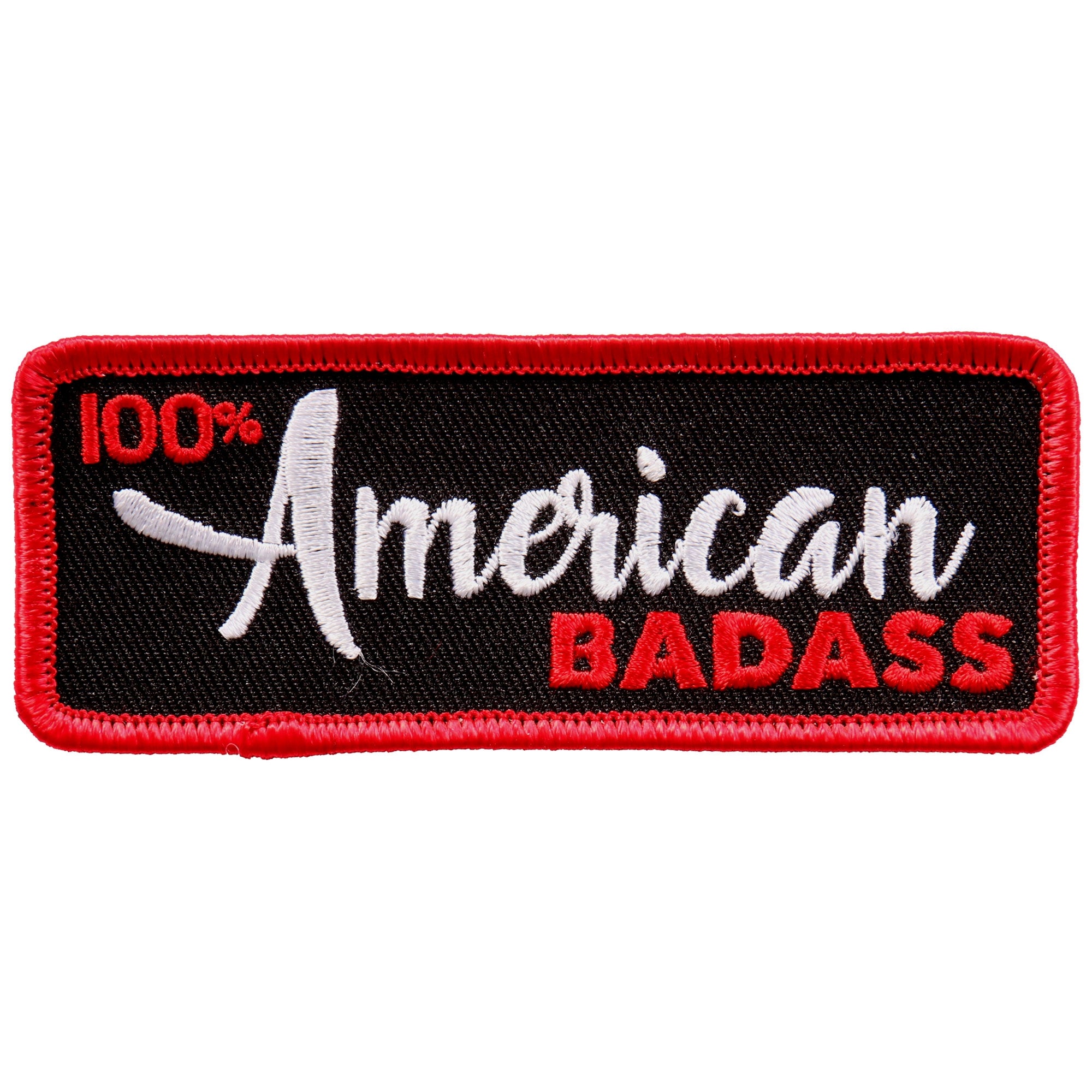 Hot Leathers 100 American Badass 4x2 Patch 8297