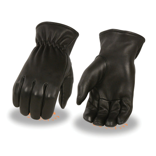 Black Goatskin Gloves  Men's Short Wrist Leather Gloves – Legendary USA