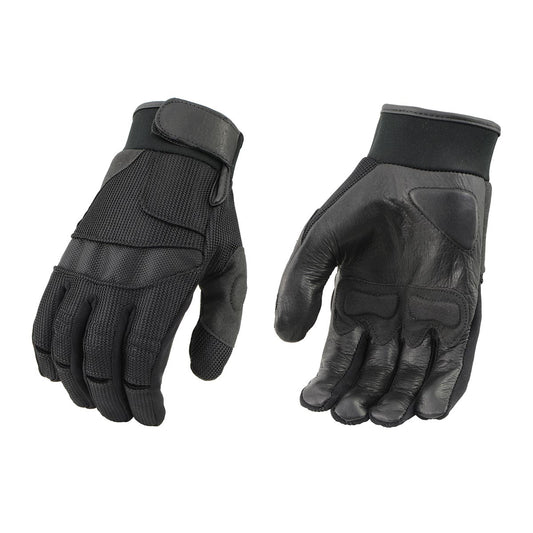 Milwaukee Leather SH76101 Men's Black and Grey Textile Mesh Motorcycle