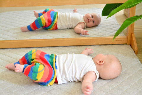 Baby Mirror Tummy Time Development