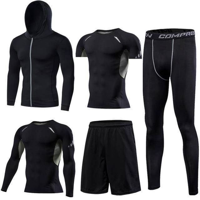 Men Gym Fitness Sportswear Athletic Physical Workout Clothes