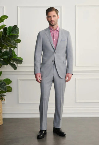 Men's Charcoal-Grey Check 3 Piece Suit: Buy Online - Happy Gentleman United  States
