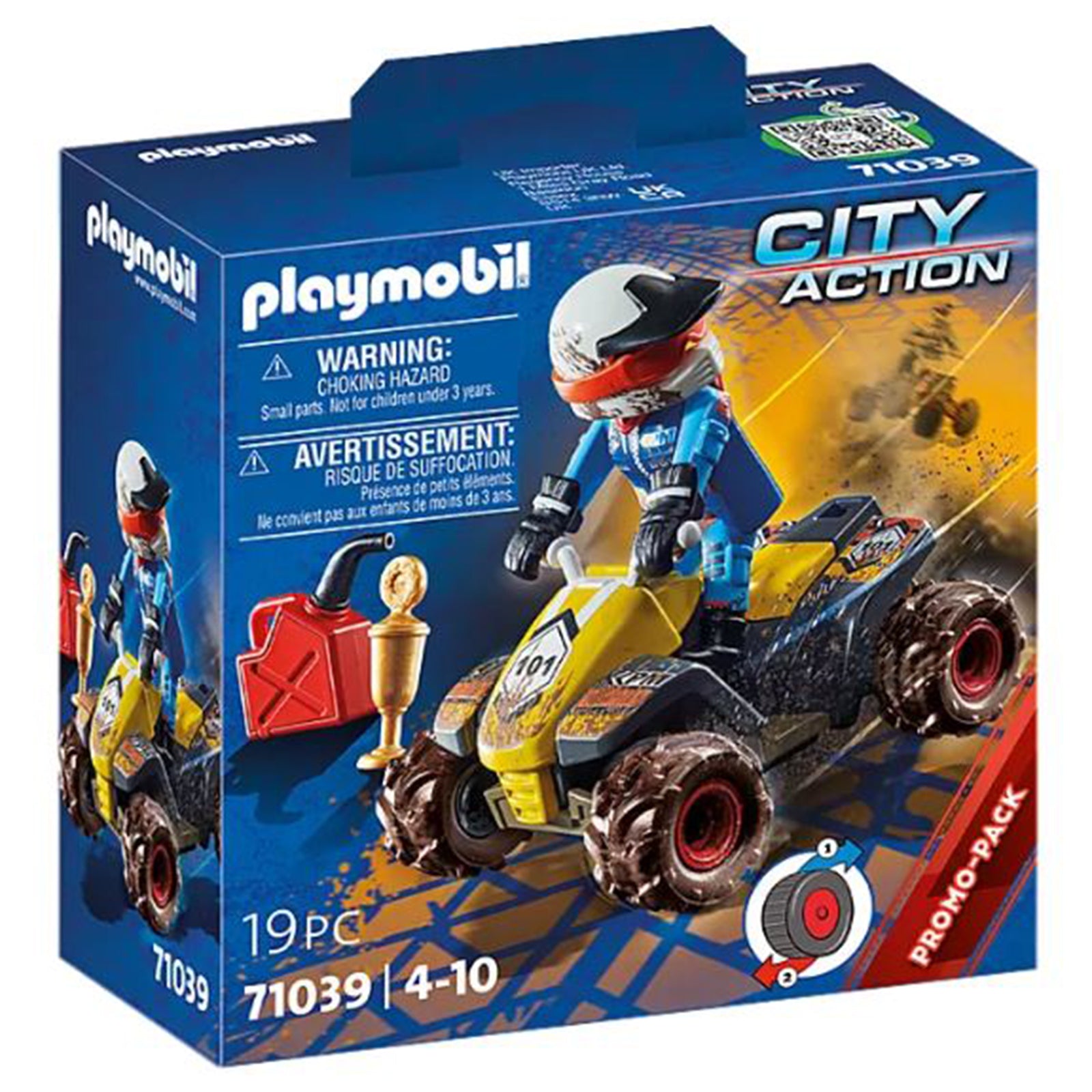 moe sensatie weg Playmobil City Action Racing Quad Building Set 71039| Radar Toys