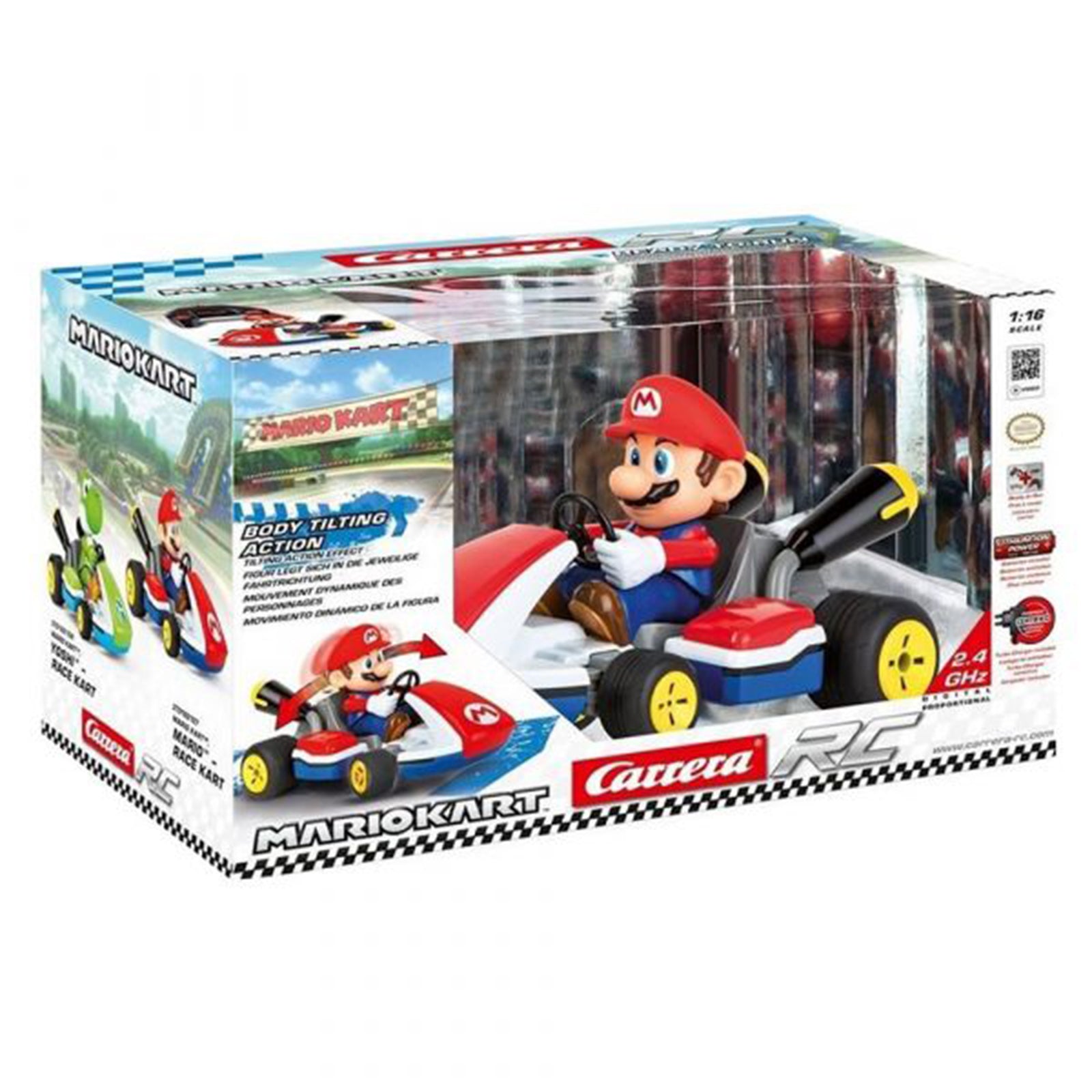 Carrera Mario Kart Mario 1:16 RC Car | Radar Toys