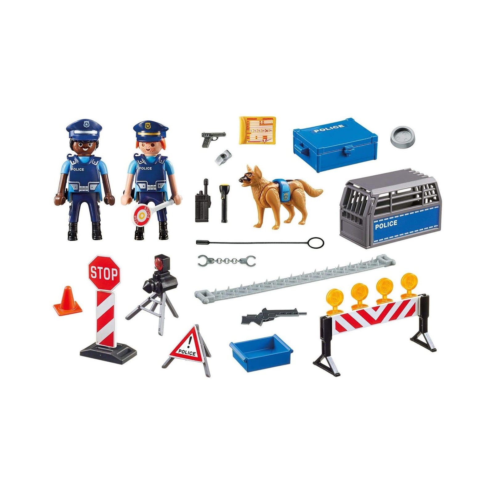 Meerdere psychologie Veronderstellen Playmobil City Action Police Roadblock Building Set 6924 | Radar Toys