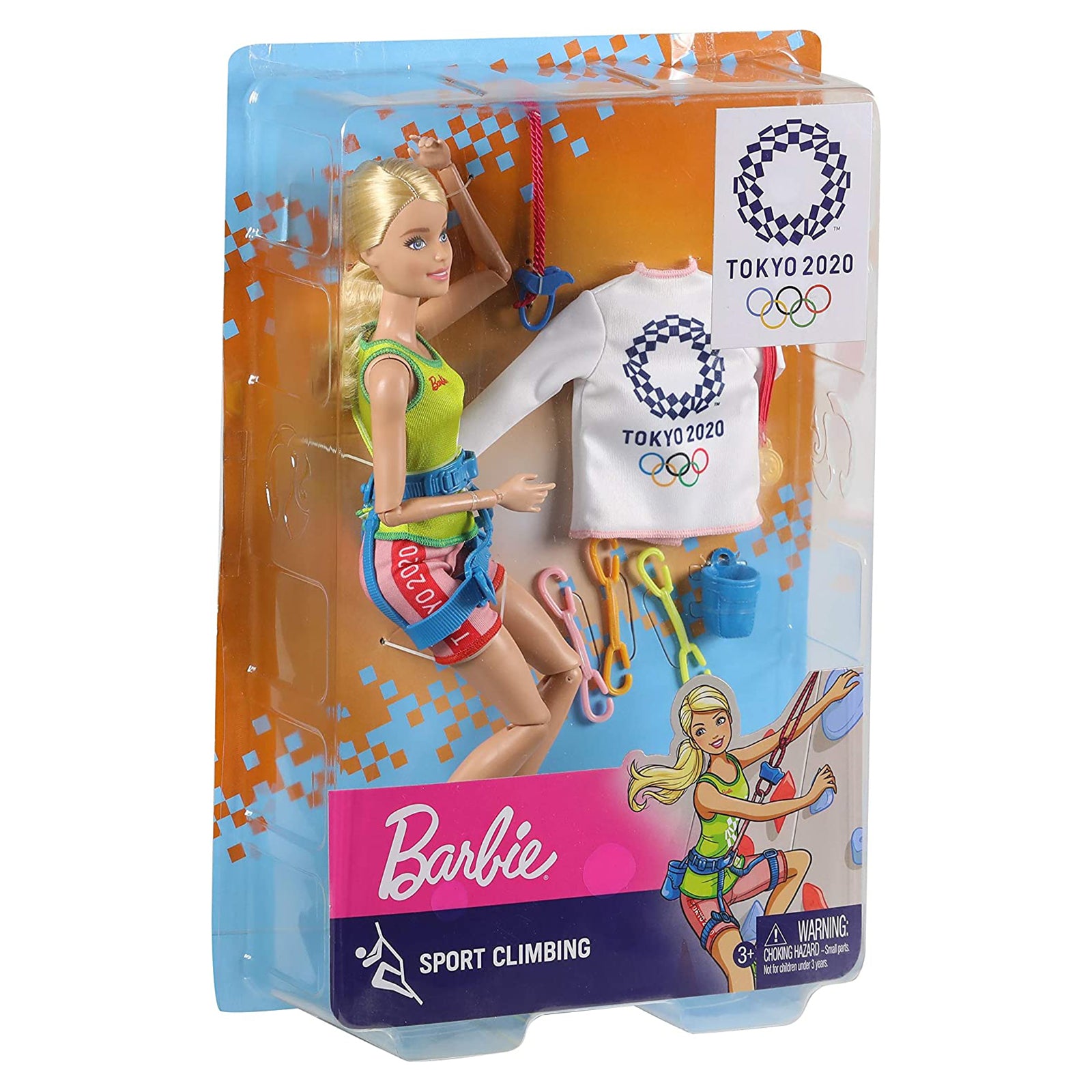 Kikker Omleiding verwarring Barbie Tokyo 2020 Sport Climbing Doll Set | Radar Toys